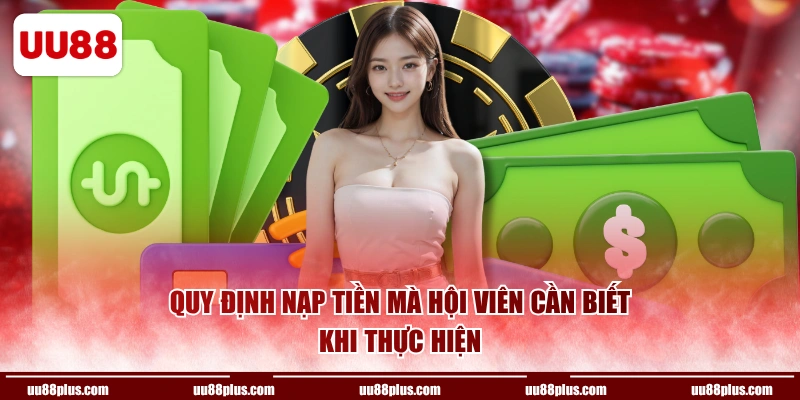 Quy định nạp tiền mà hội viên cần biết khi thực hiện