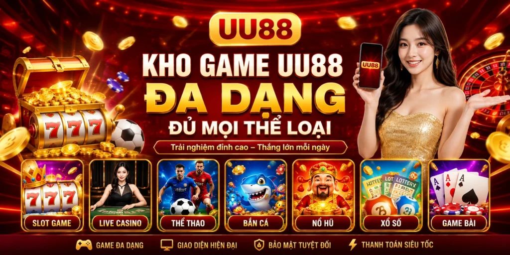 Kho game UU88 đa dạng đủ mọi thể loại